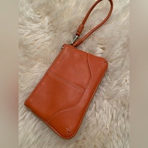 Leather Wristlet Great for On-The-Go